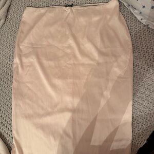 Edikted Cream Pencil Skirt
